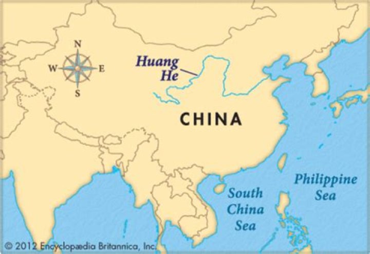 Where is the Huang He river located in China?