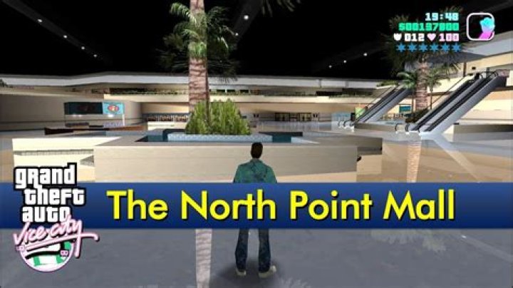 Where is the North Point Mall in GTA Vice City?