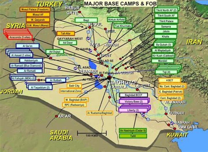 Where is US Army base in Iraq?