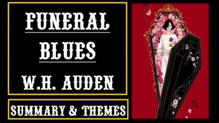 Where was Funeral Blues published?