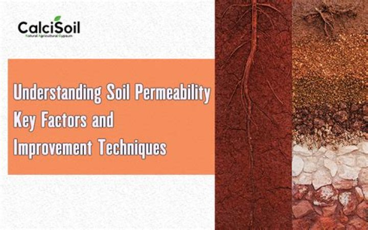 Which factors affect soil permeability?