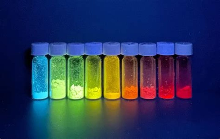 Which fluorescent dye can be used for red fluorescence?