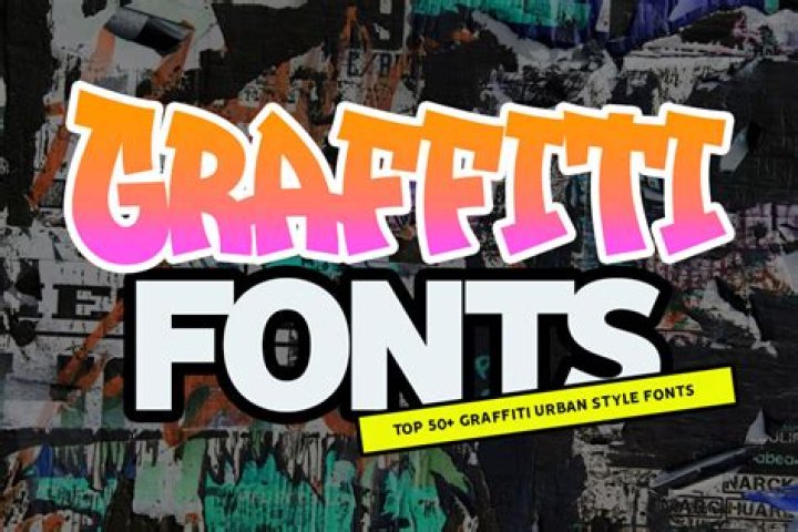 Which font is most like graffiti?