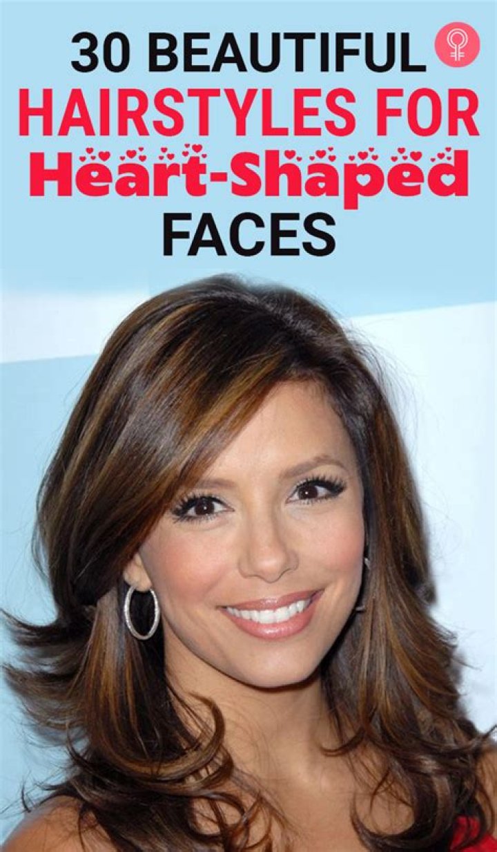Which hair cut is best for heart-shaped face?