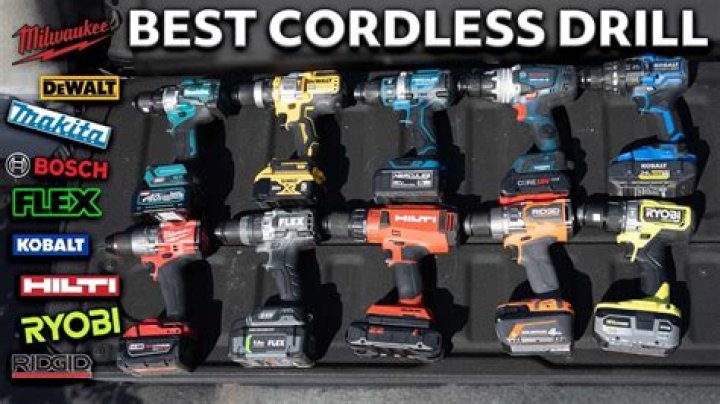 Which is the best cordless drill?