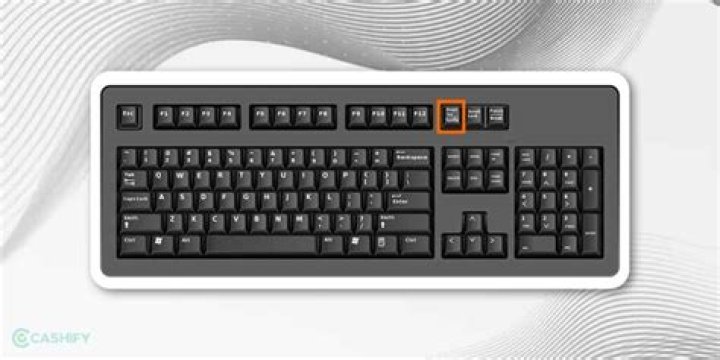 Which keyboard key takes a screenshot?