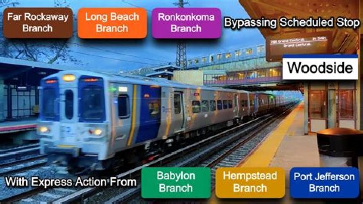 Which LIRR lines stop at Woodside?