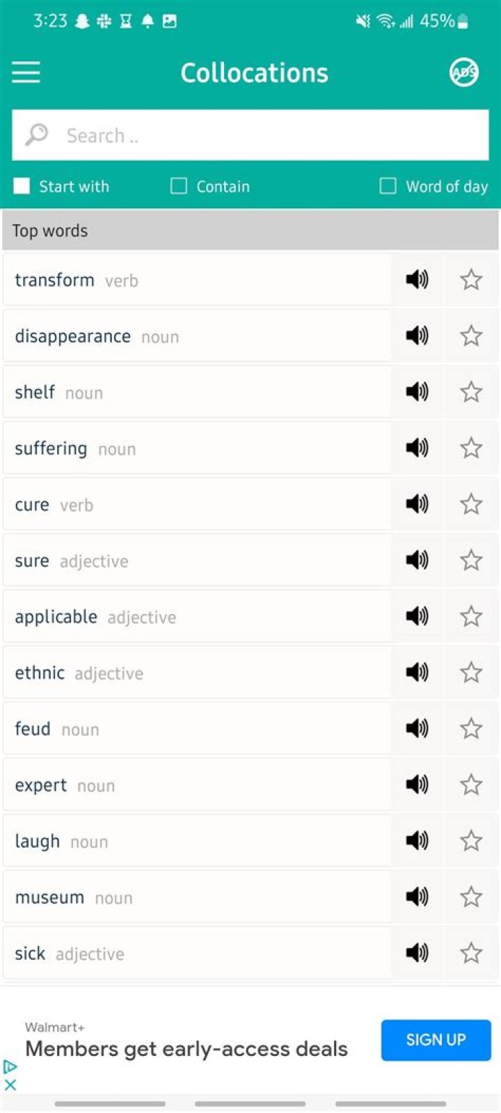 Which menu option is used for Thesaurus?