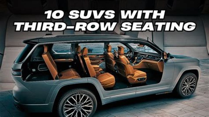 Which older SUVs have 3rd row seating?