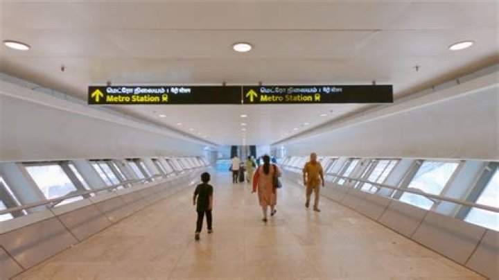 Which railway station is near to Chennai Airport?