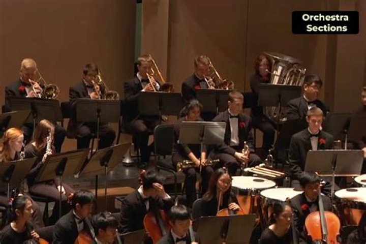 Which section of the orchestra starts Mars?