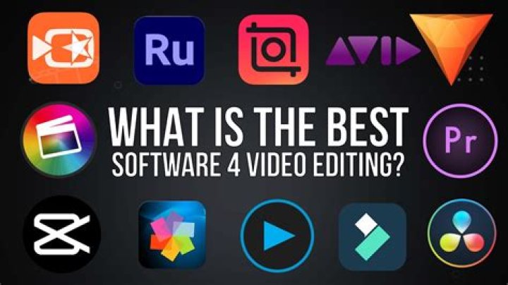 Which software is best used for editing video?
