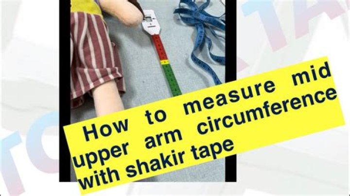 Which tape is used for mid arm circumference?