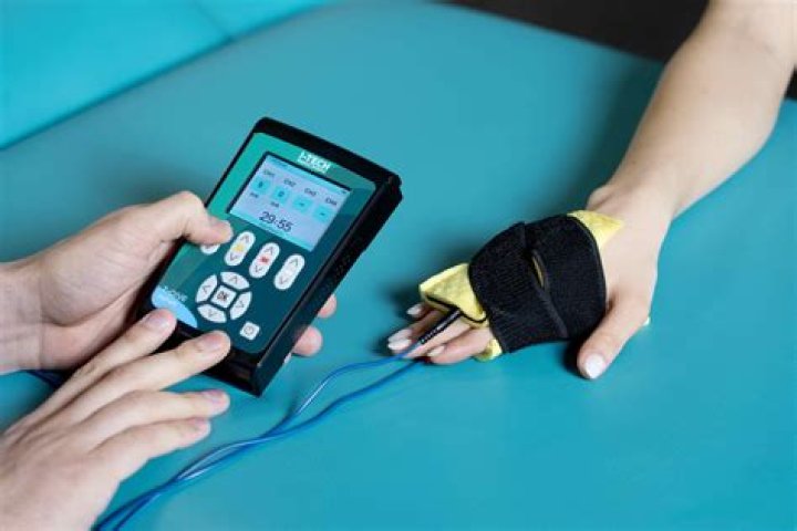 Which type of galvanic current is used for Iontophoresis?