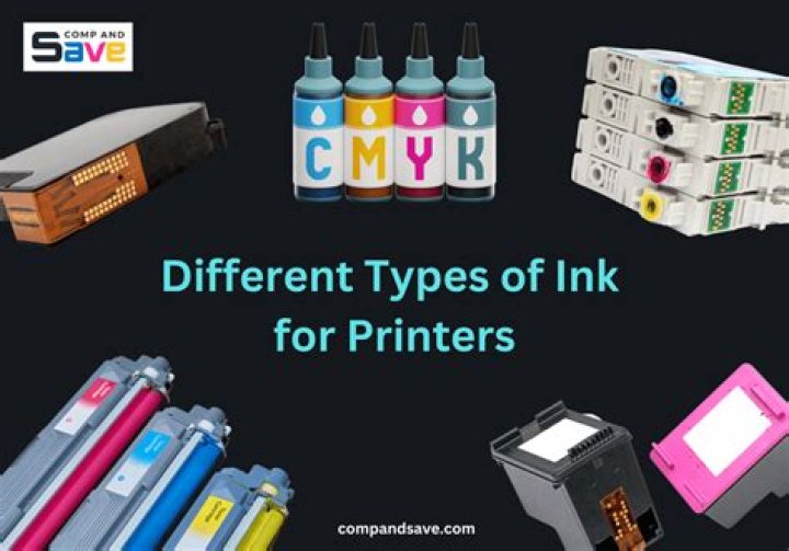 Which type of printer uses a conductive ink?
