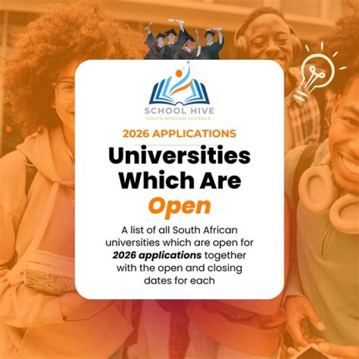 Which universities are open for application 2020?