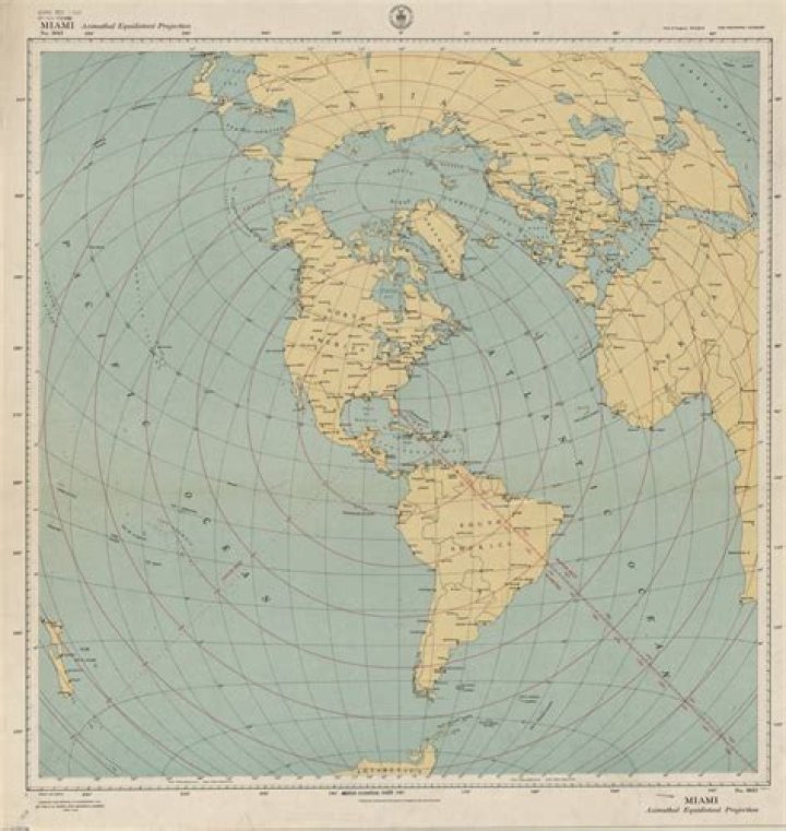 Who created the azimuthal projection?