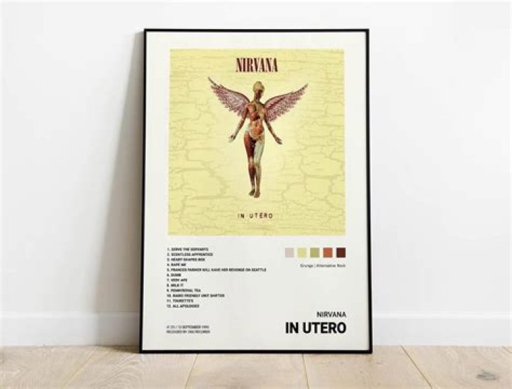 Who designed the In Utero cover?