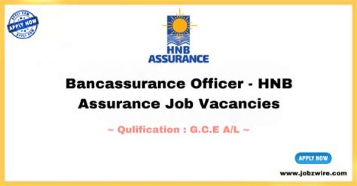 Who is a bancassurance officer?