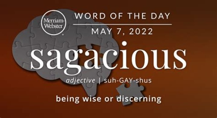 Who is a sagacious person?