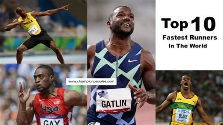 Who is the No 1 fastest runner in the world?