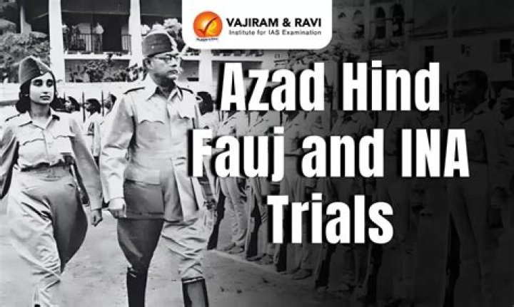 Who is the real founder of Azad Hind Fauj?