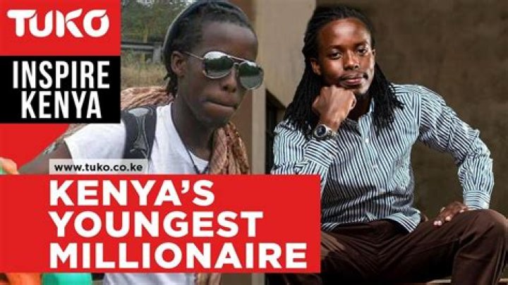 Who is the youngest millionaire in Kenya?