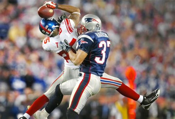 Who made the helmet catch in the Super Bowl?