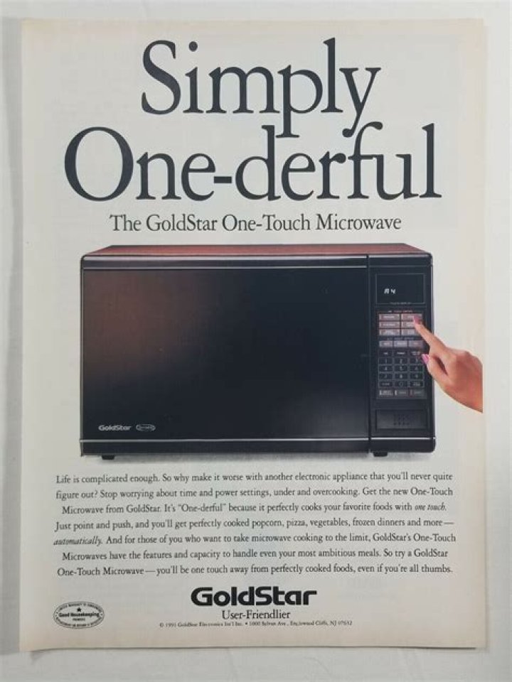 Who makes GoldStar microwave?