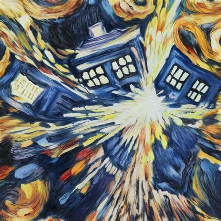 Who painted the exploding TARDIS?