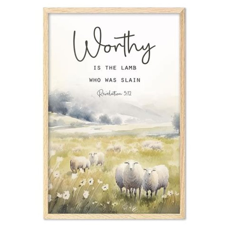 Who said Worthy Is the Lamb slain?