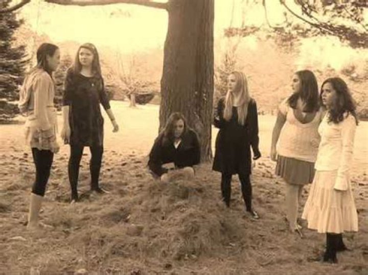 Who was dancing in the woods in the crucible Act 1?