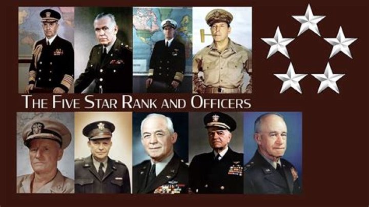 Who was the only 5-star general in US history?