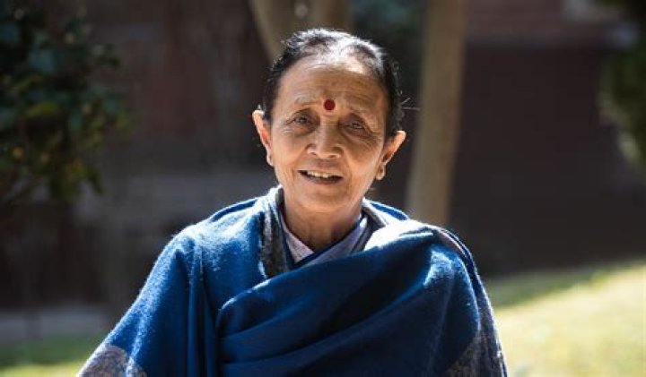 Who were the parents of Anuradha Koirala?