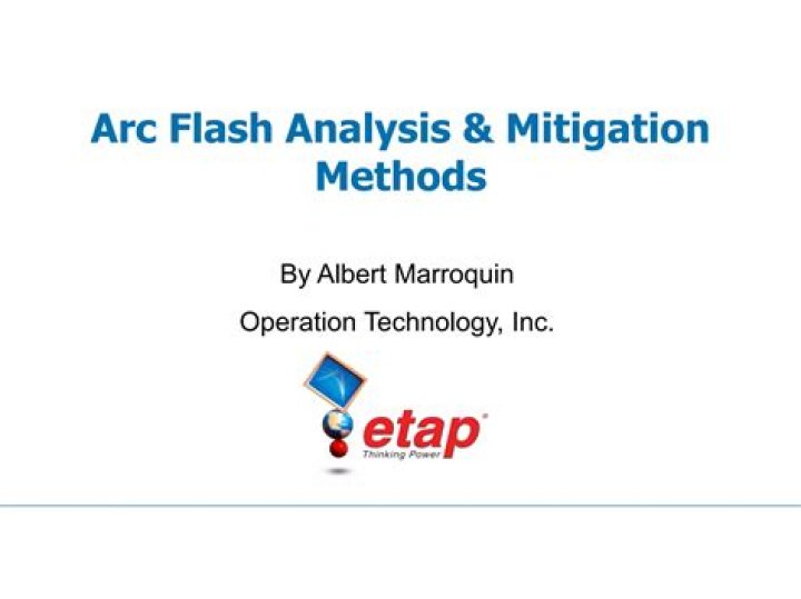 Why arc flash analysis is important in ETAP?