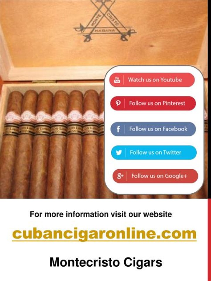 Why are Montecristo cigars illegal?