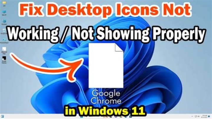 Why are my desktop icons not working?