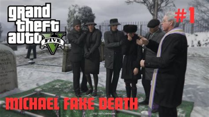 Why did Michael fake his death in GTA V?
