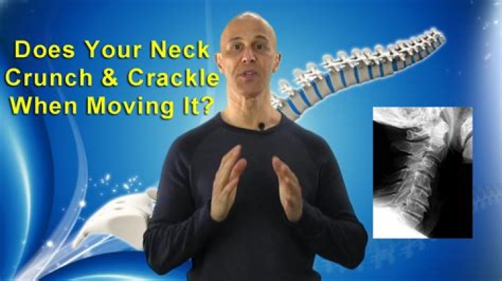 Why do I hear crunching when I roll my neck?