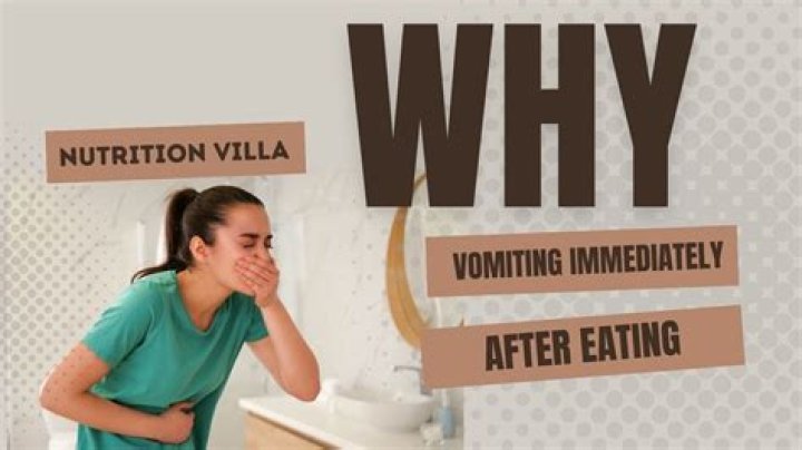 Why do I throw up everytime I finish eating?