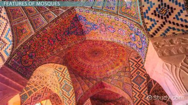 Why do mosques have patterns on the walls?