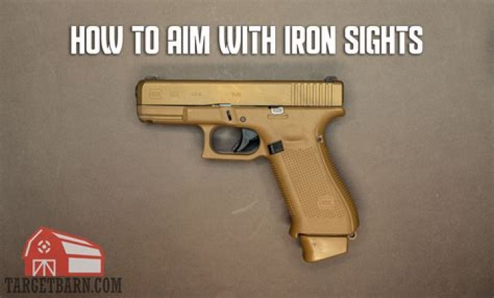 Why do people use iron sights in cold war?