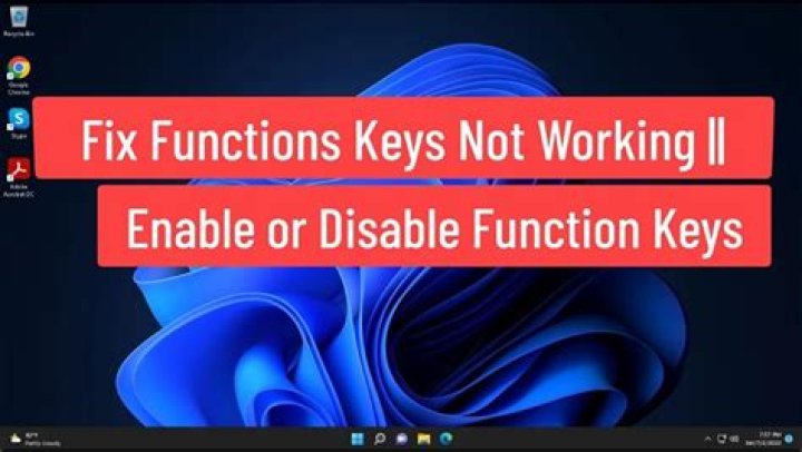 Why does my Fn key not work?