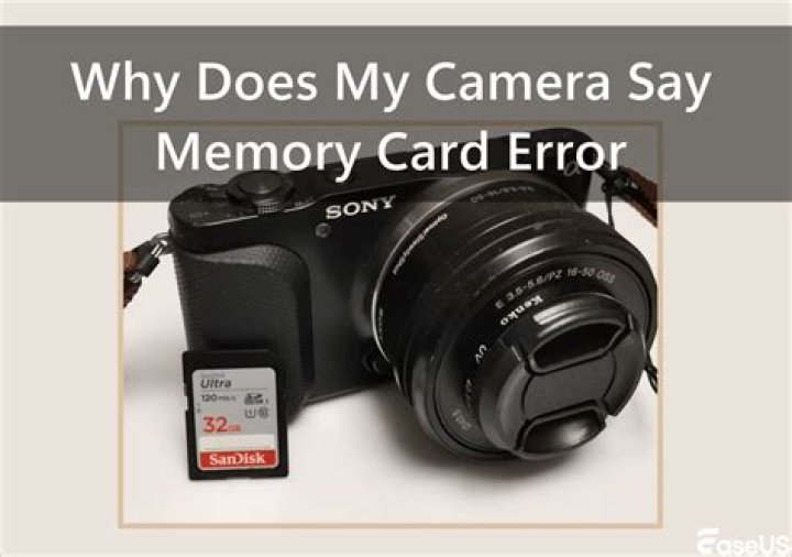 Why does my Olympus camera says card error?