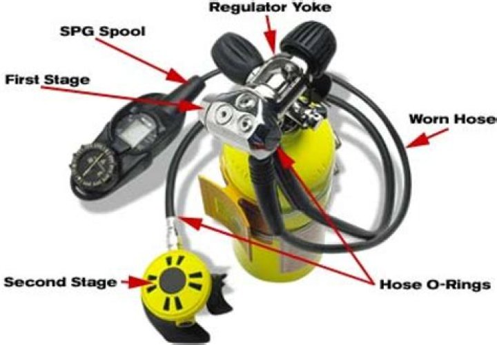 Why does my scuba regulator leak air?