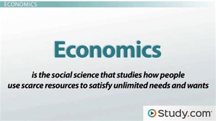 Why economics is the study of scarcity?