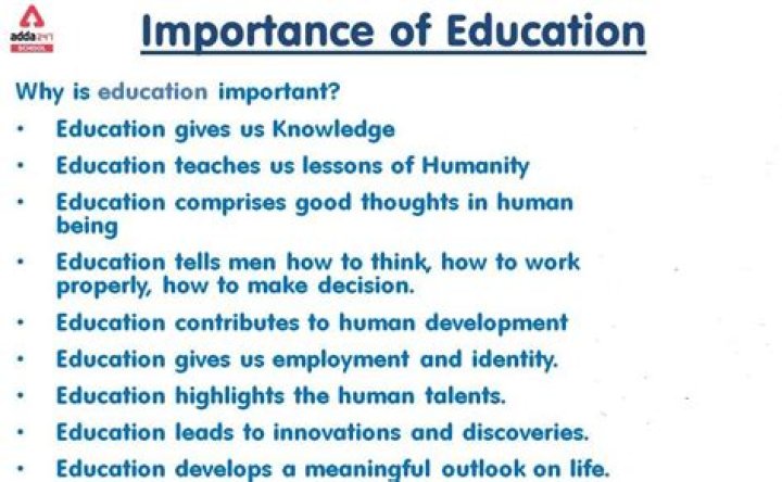 Why education is very important in our life PDF?