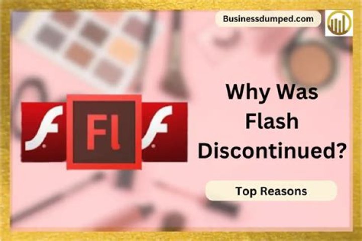 Why is Adobe Flash Player being discontinued?