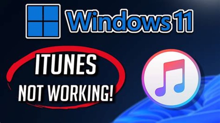 Why is iTunes not working?