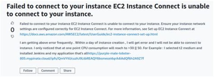 Why is my EC2 instance refused to connect?